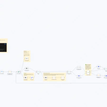 Синхронизация блогов из Notion в Webflow n8n шаблон
