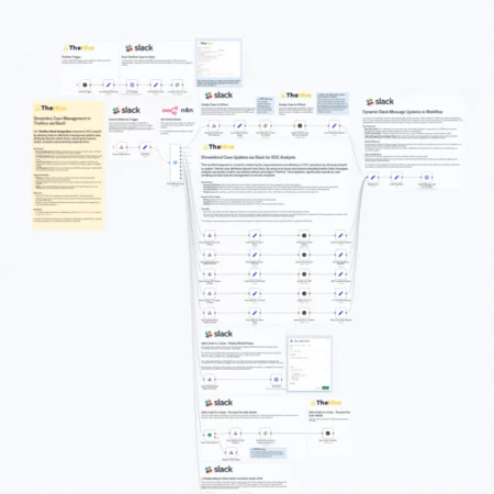 Новый бот уведомлений о делах TheHive для Slack n8n шаблон