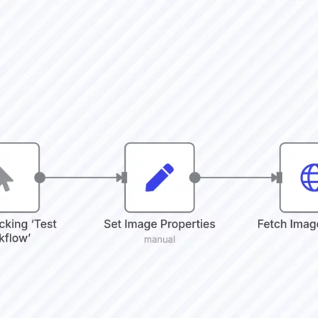 Создайте текстовые изображения с помощью бесплатного API DummyJSON, используя узел HTTP-запроса n8n шаблон