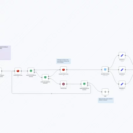 Блокировка Redis для обработки Concurrent Task n8n шаблон