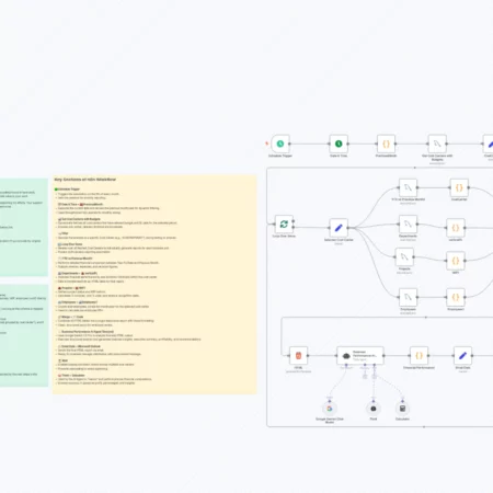 Генерация ежемесячных финансовых отчетов с помощью Gemini AI, SQL и Outlook n8n шаблон