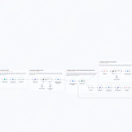 Автоматизация обработки и решения заявок в техподдержку с помощью JIRA и ИИ n8n шаблон