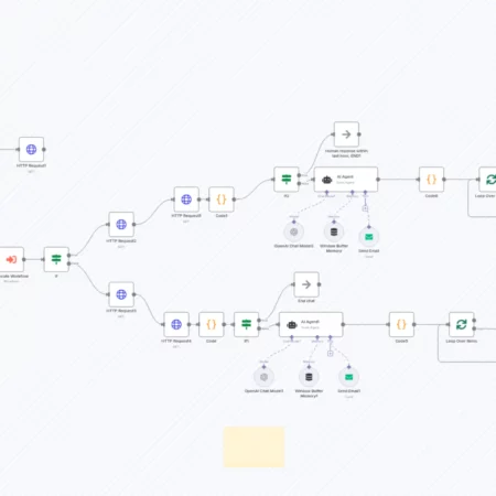 Автоответчик Wix Chat с OpenAI GPT и запасным вариантом Email n8n шаблон